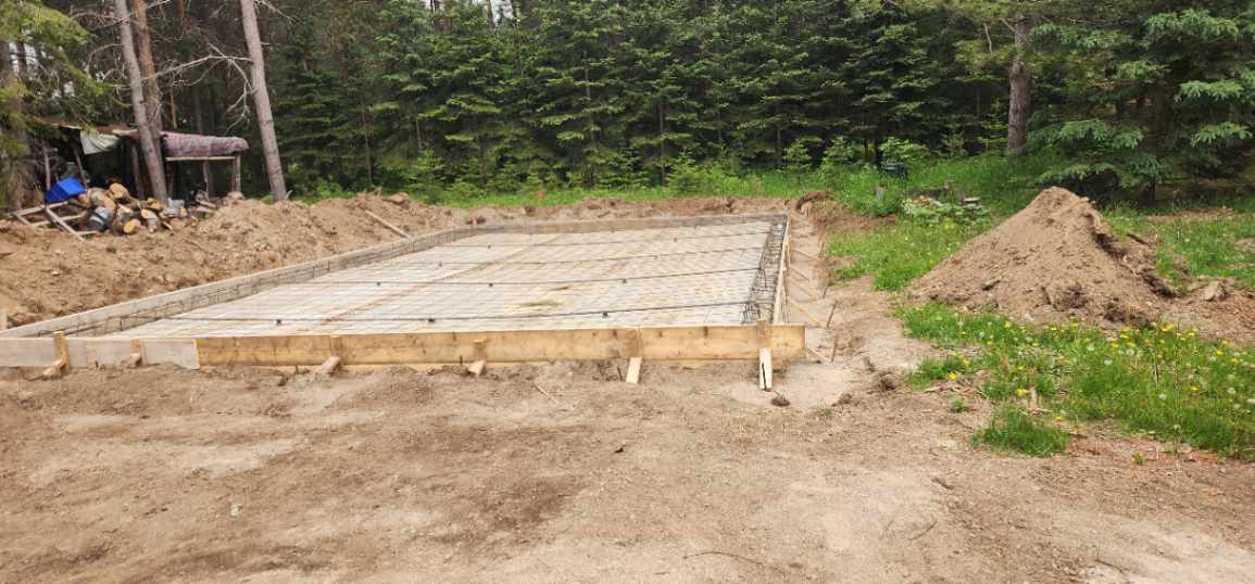 Residential concrete landscape and slab work