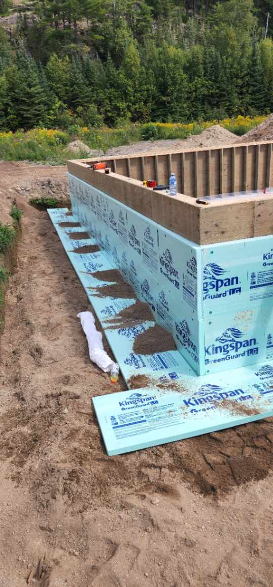 Decorative concrete driveway project in Thunder Bay